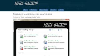 
                            3. Screenshots - Mega-Backup