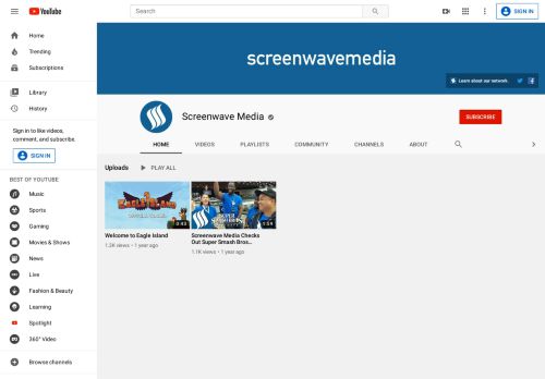 
                            4. Screenwave Media - YouTube