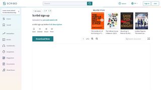 
                            3. Scribd sign up