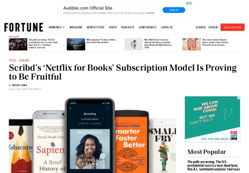 
                            11. Scribd's 'Netflix for Books' Subscription Model Surpasses 1 Million ...