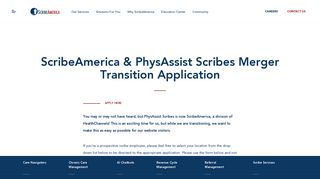 
                            12. ScribeAmerica & PhysAssist Scribes Merger Transition Application ...