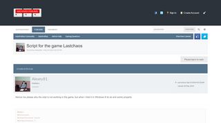 
                            7. Script for the game Lastchaos - Gaming Questions - AutoHotkey ...