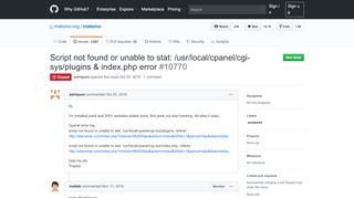 
                            7. Script not found or unable to stat: /usr/local/cpanel/cgi-sys/plugins ...
