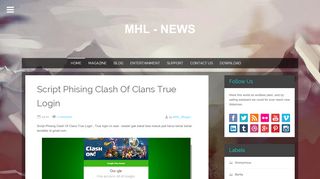 
                            11. Script Phising Clash Of Clans True Login | MHL - NEWS