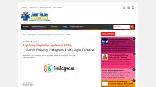 
                            7. Script Phising Instagram True Login Terbaru | Arif Blog | Arif Blog