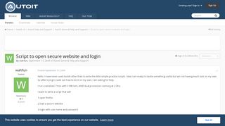 
                            5. Script to open secure website and login - AutoIt General Help and ...