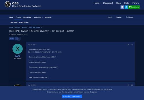 
                            10. [SCRIPT] Twitch IRC Chat Overlay + Txt-Output + last.fm | Page 2 ...