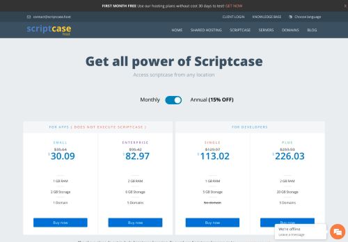 
                            12. Scriptcase Host, fast, safe and reliable - Scriptcase.host