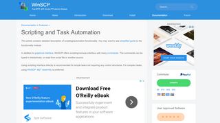 
                            8. Scripting and Task Automation :: WinSCP