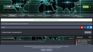 
                            8. Scripts and codes - Scriptznulled #1 nulling site