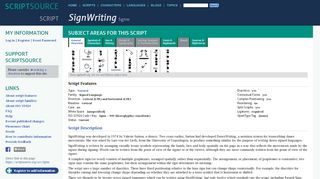 
                            9. ScriptSource - SignWriting