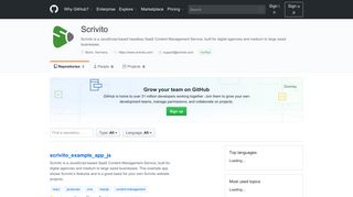 
                            3. Scrivito · GitHub