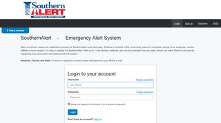 
                            10. SCSU - Login to your account - CAHAN/Everbridge Login