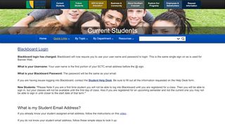 
                            8. SCTC | Current Students | Blackboard - BbL Login