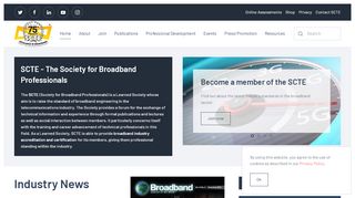 
                            9. SCTE - Broadband Organisation - Society for Broadband Professionals