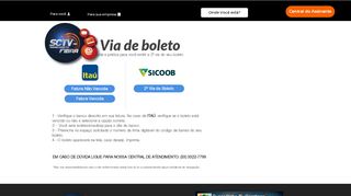 
                            4. SCTV FIBRA | 2ª VIA DE BOLETO - Super Cabo TV