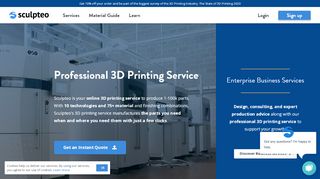 
                            3. Sculpteo | Online 3D Printing Service for your 3D design
