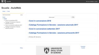 
                            3. scuola: Categorie di corso - Scuola - AulaWeb