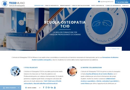 
                            4. Scuola Osteopatia TCIO - Istituto di Osteopatia Milano