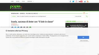 
                            11. Scuola, successo di Anter con 