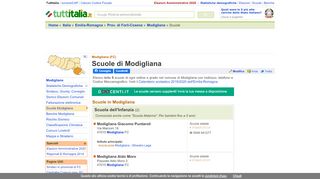 
                            7. Scuole Modigliana (FC) - pubbliche e private - Tuttitalia
