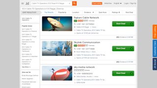 
                            6. SCV Cable TV Operators - Justdial