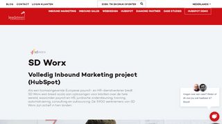 
                            13. SD Worx Case Study (Inbound Marketing, HubSpot) - Leadstreet