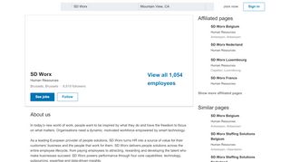 
                            9. SD Worx | LinkedIn