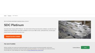 
                            13. ​SDC Platinum Financial Securities Data | Refinitiv