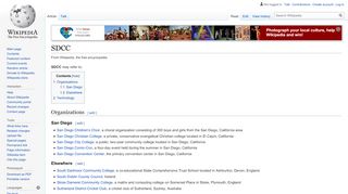 
                            13. SDCC - Wikipedia