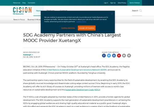 
                            12. SDG Academy Partners with China's Largest MOOC Provider XuetangX