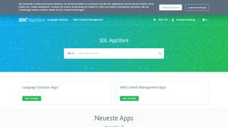 
                            4. SDL AppStore – Startseite