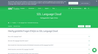 
                            5. SDL Language Cloud | FAQs - SDL Trados