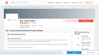 
                            12. SDL Trados Studio Reviews 2019 | G2 Crowd