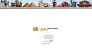 
                            5. SDL WorldServer 10.1.0.221 - Login
