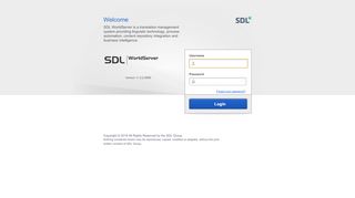 
                            4. SDL WorldServer 11.3.2.4699 - Login