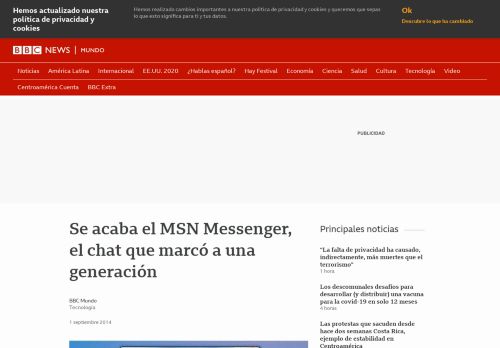 
                            10. Se acaba el MSN Messenger, el chat que marcó a una generación ...