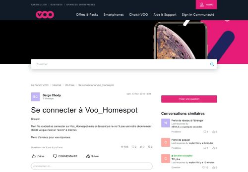 
                            3. Se connecter à Voo_Homespot | VOO