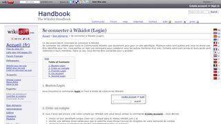 
                            10. Se connecter à Wikidot (Login) - Handbook