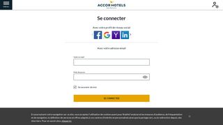 
                            1. Se connecter - AccorHotels.com