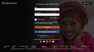 
                            1. Se connecter - AfroIntroductions.com