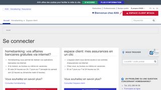 
                            3. Se connecter - AXA