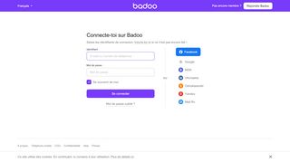 
                            2. Se connecter - Badoo