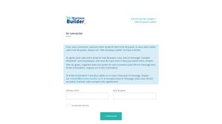 
                            3. Se connecter - CCI Business Builder