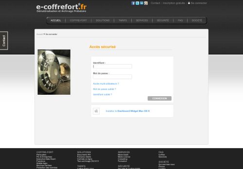 
                            8. Se connecter - E-coffrefort.fr | Dématérialisation, archivage probatoire ...