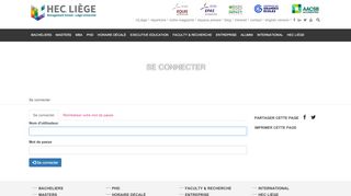 
                            6. Se connecter | HEC Liège