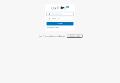 
                            13. Se connecter - Qualtrics Login