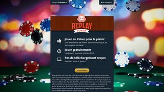 
                            1. Se connecter · Replay Poker