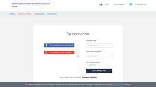 
                            2. Se connecter - Splendia