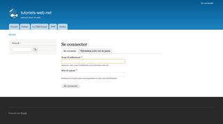 
                            3. Se connecter | tutoriels-web.net